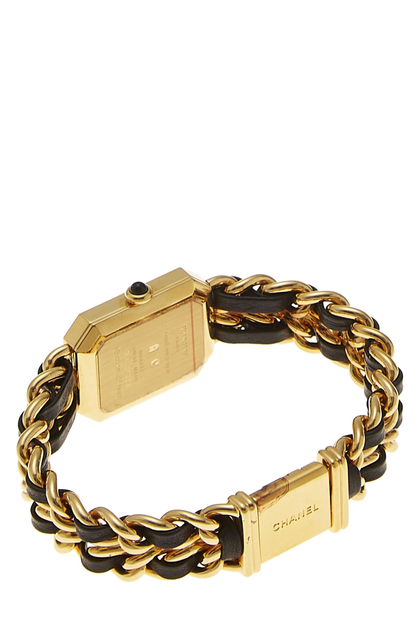 Chanel, Black & Gold Premiere Watch Medium, Black