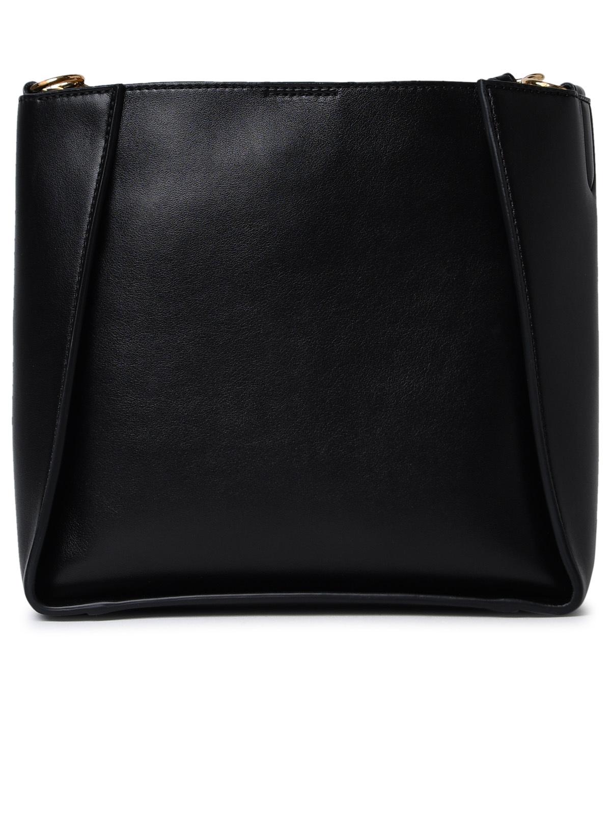 Stella Mccartney Black Soft Polyurethane Mini Crossbody Bag Woman