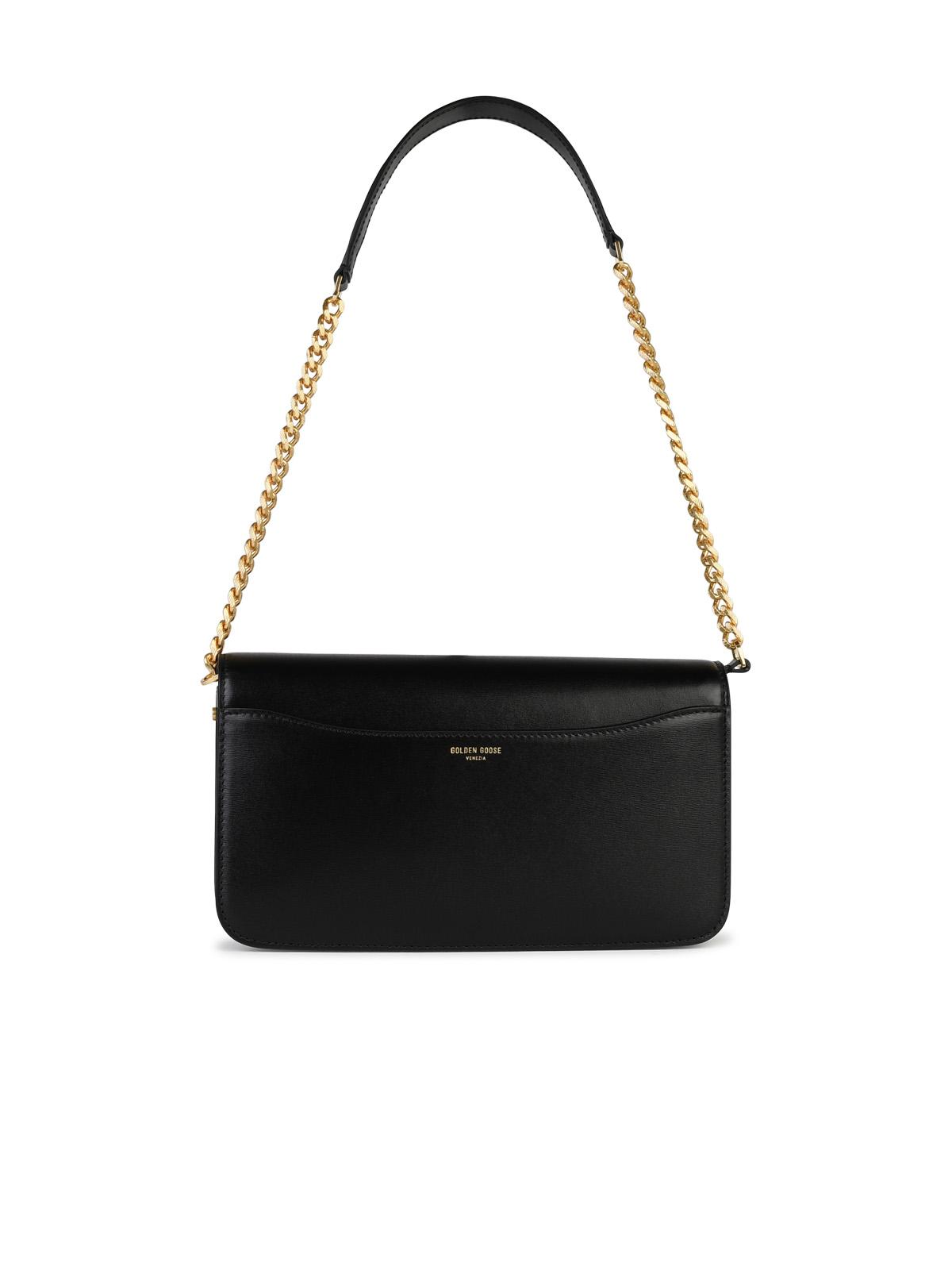 Golden Goose 'Gioia' Black Leather Crossbody Bag Woman
