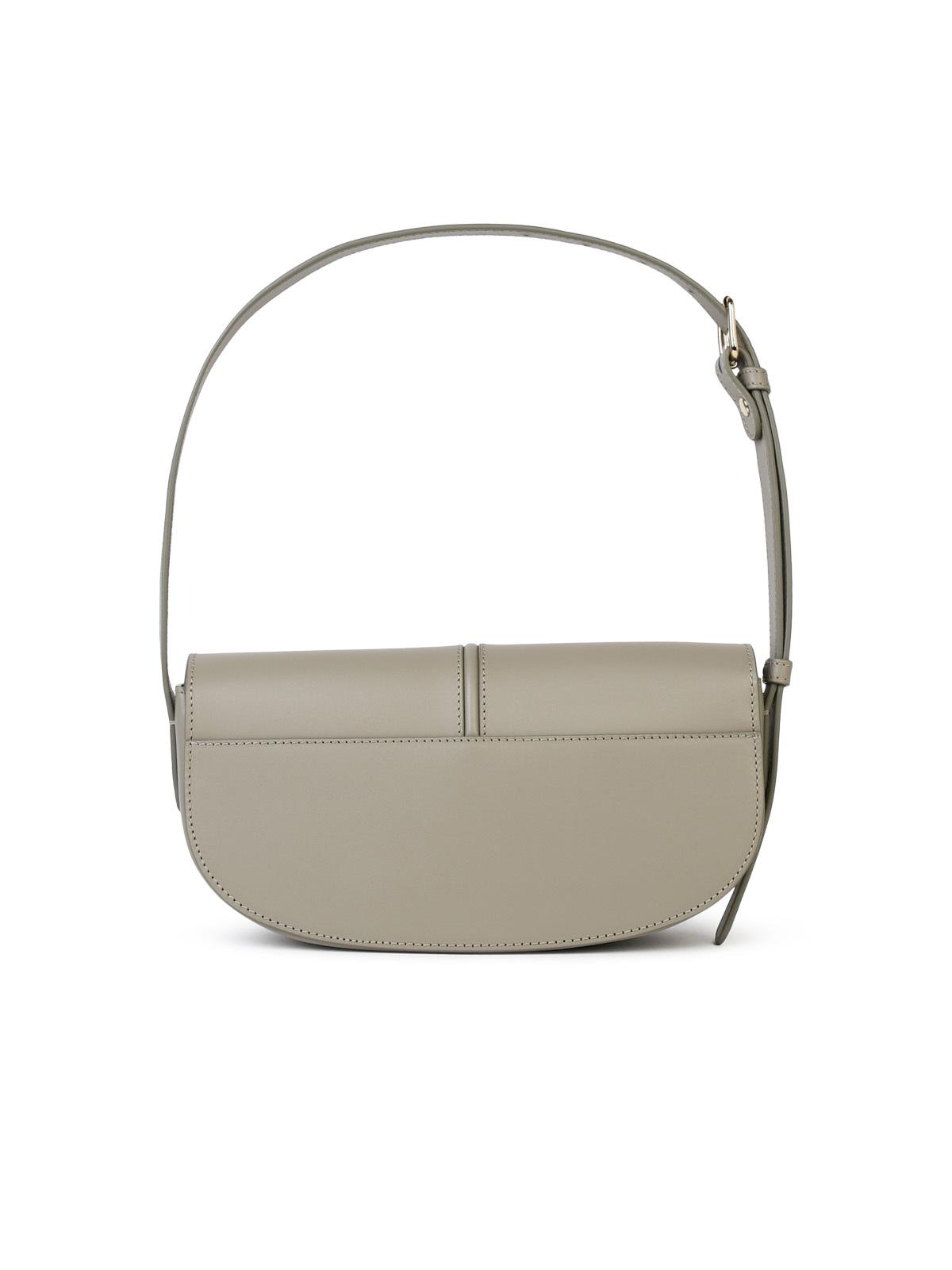 A.P.C. 'Betty' Crossbody Bag In Light Green Matte Leather Woman