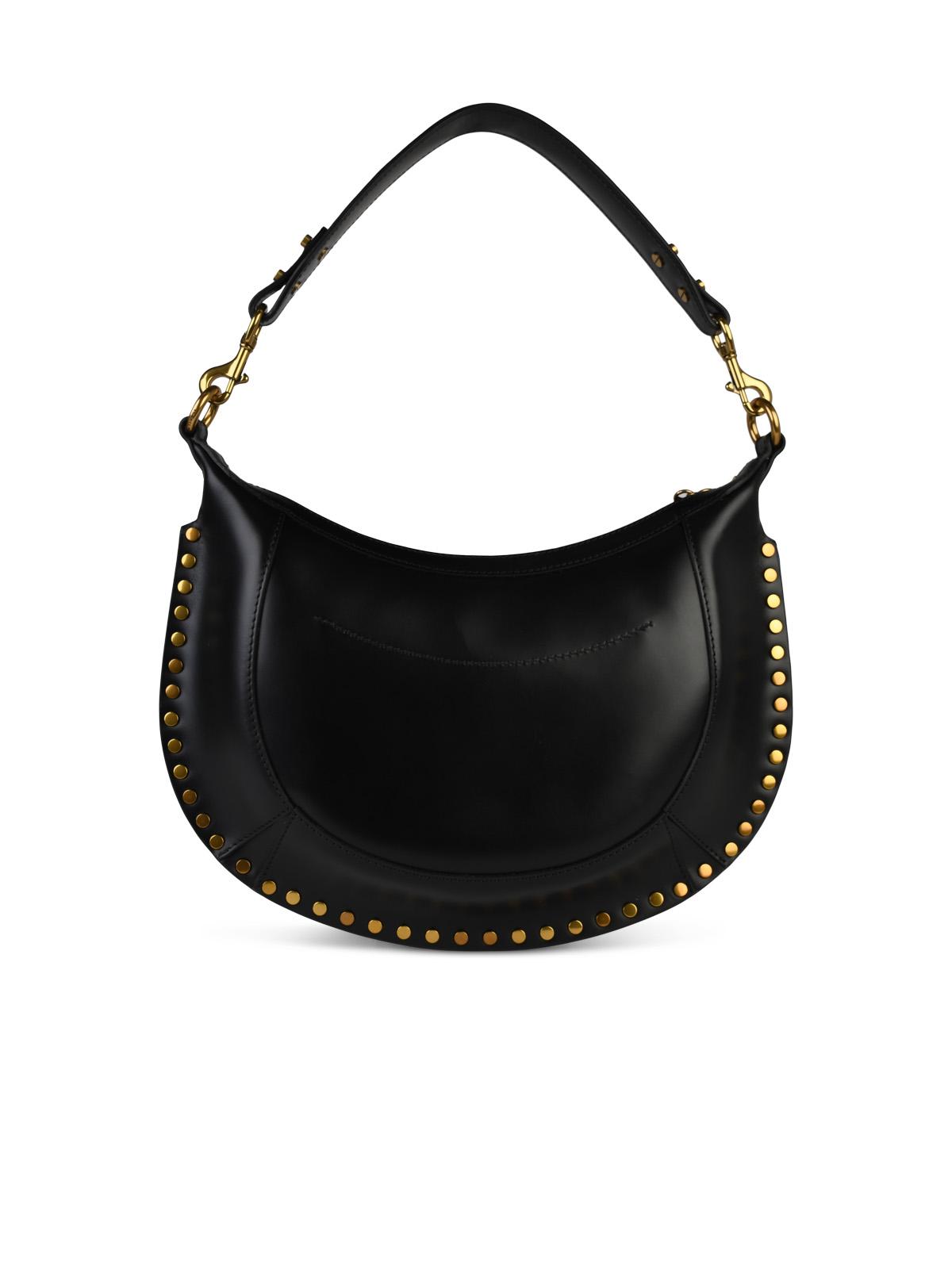 Isabel Marant 'Naoko' Black Leather Crossbody Bag Woman