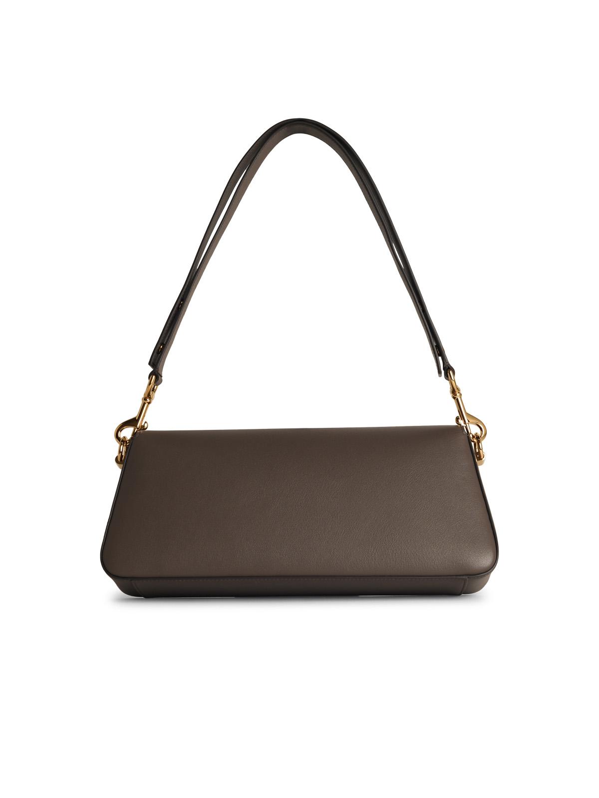 Lanvin 'Sequence' Brown Leather Crossbody Bag Woman