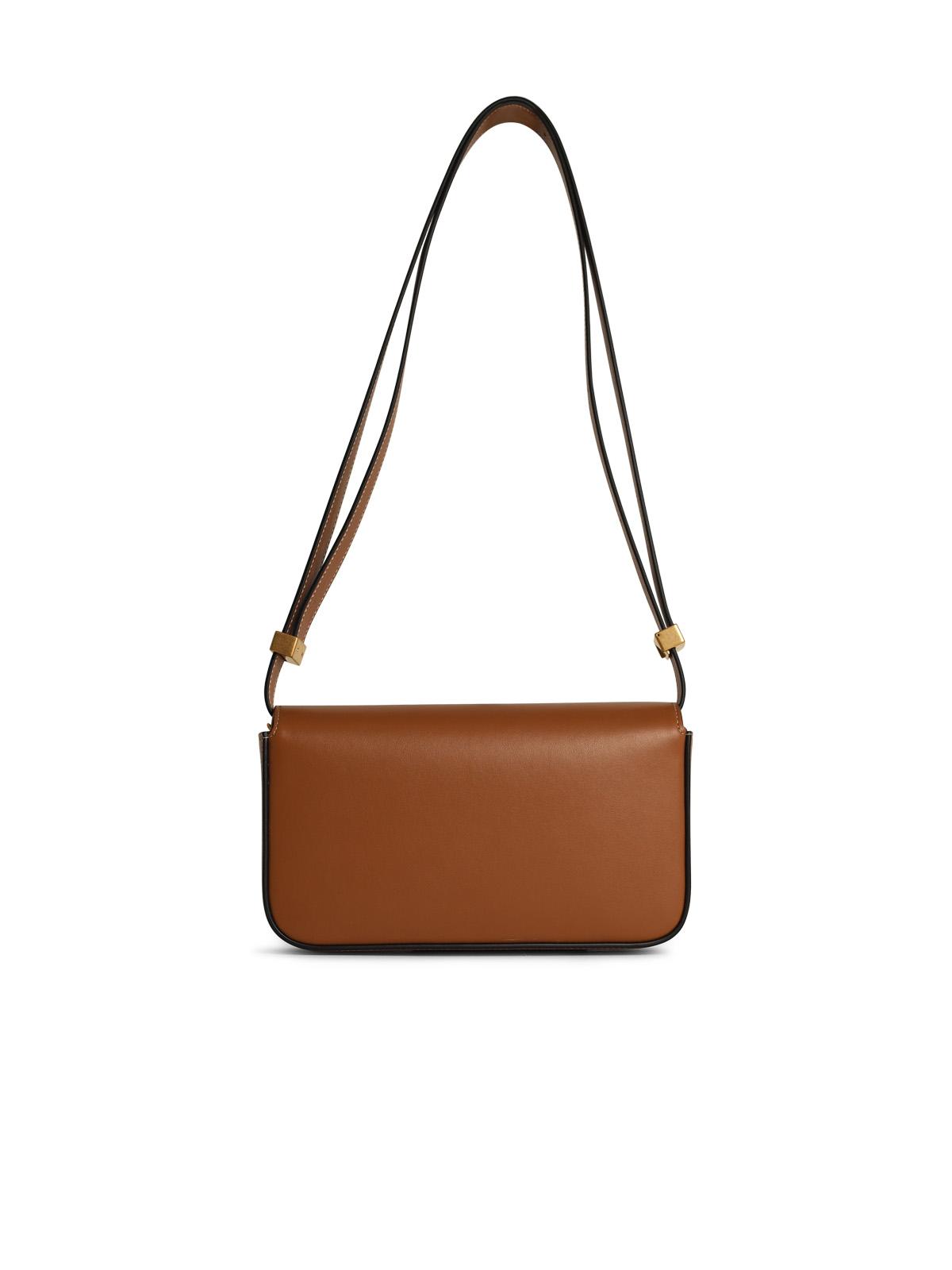 Tod's Micro Brown Leather Crossbody Bag Woman