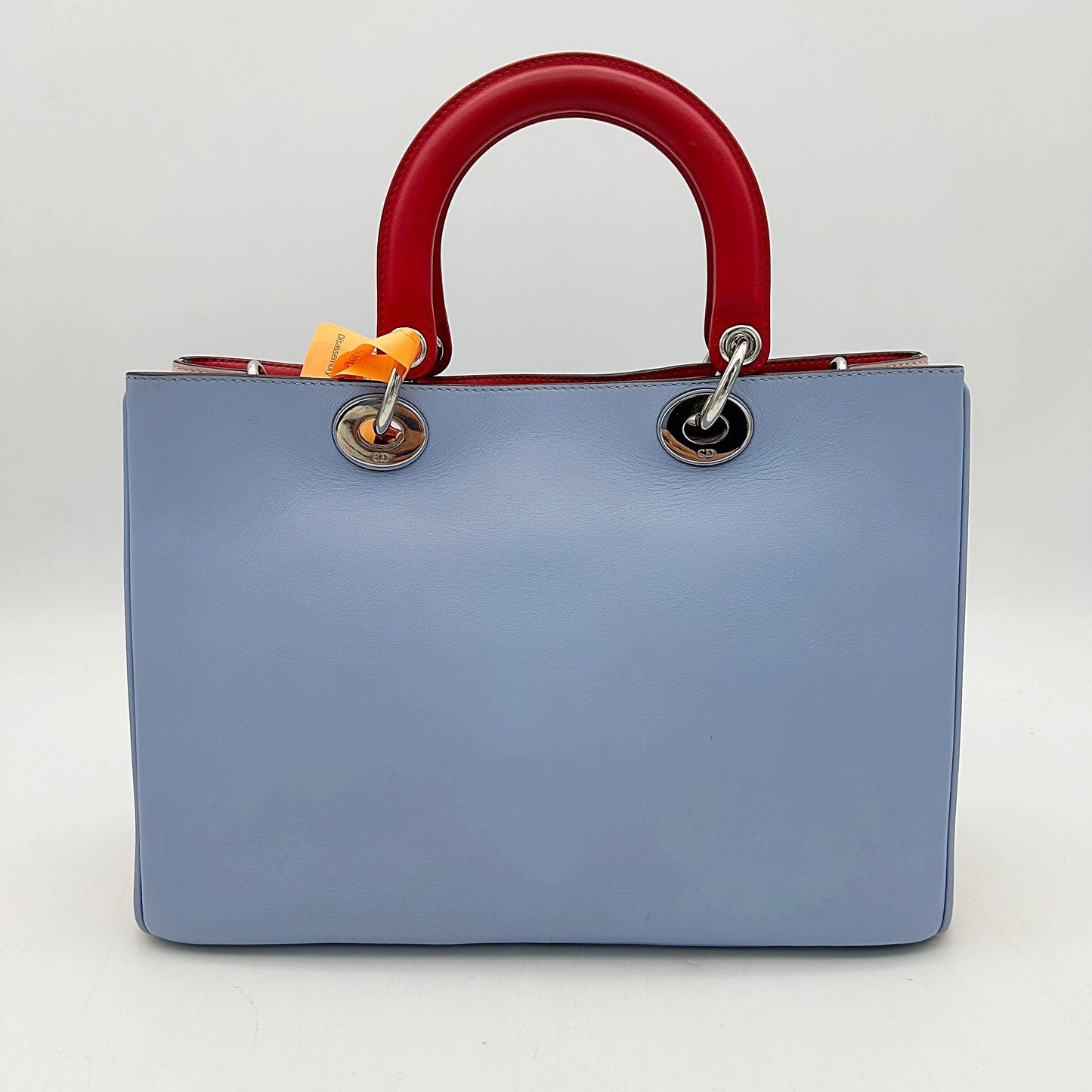 Christian Dior Smooth Calfskin Medium Diorissimo Tote Light Blue 2505142318