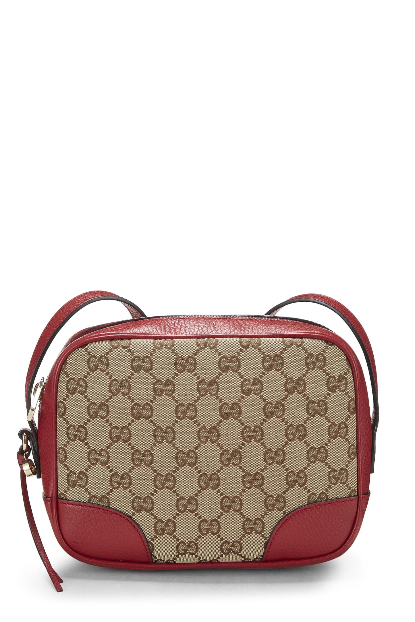 Gucci, Red Original GG Canvas Bree Crossbody, Red