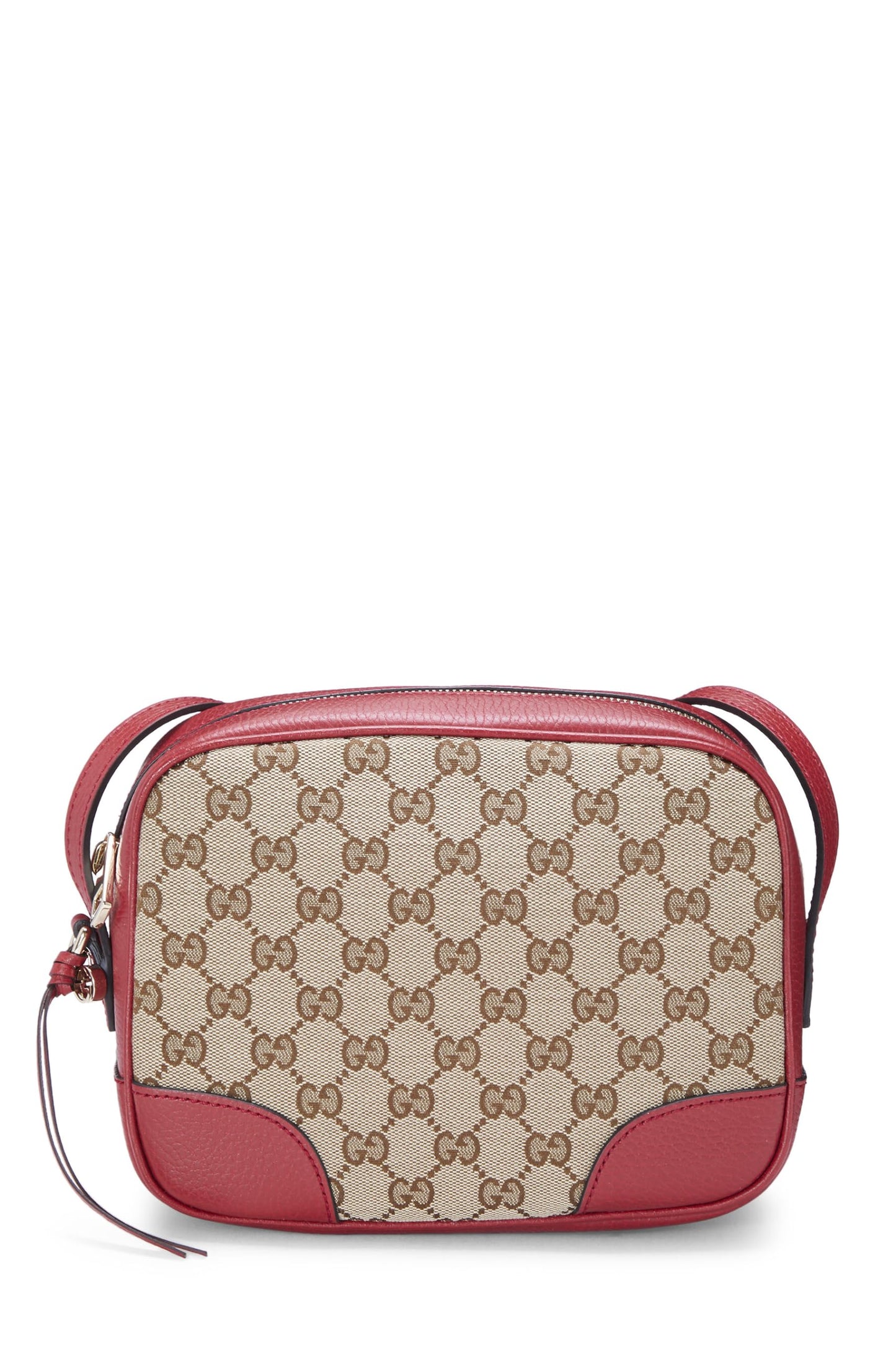 Gucci, Red Original GG Canvas Bree Crossbody, Red