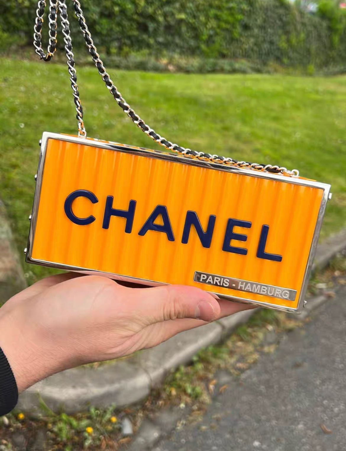 Chanel Luxury Leather Yellow Clutch