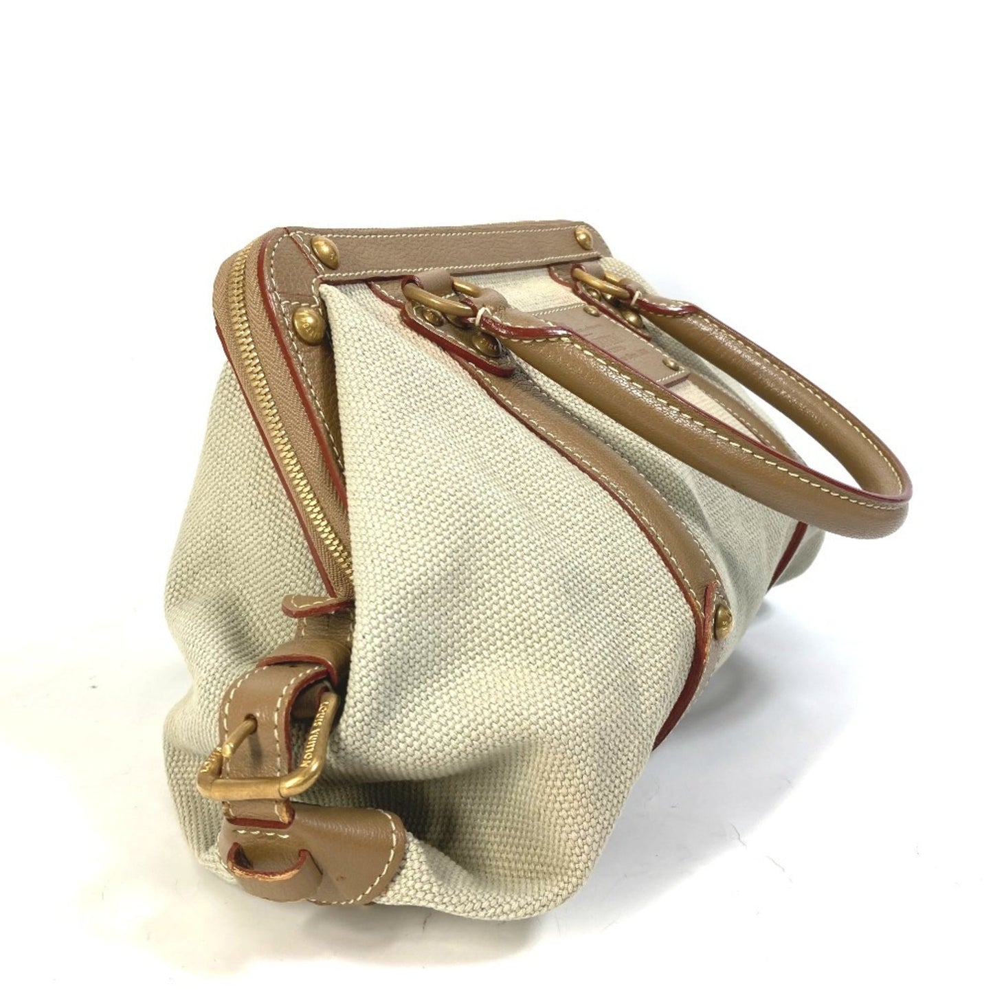 Louis Vuitton Canvas Leather Handbag Shoulder Bag
