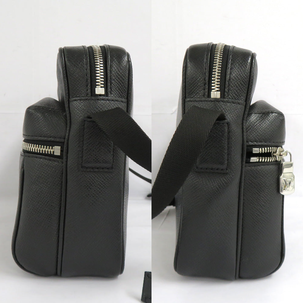 Louis Vuitton Messenger M30233 Monogram Tigger Shoulder Bag Noir Black Silver G Leather