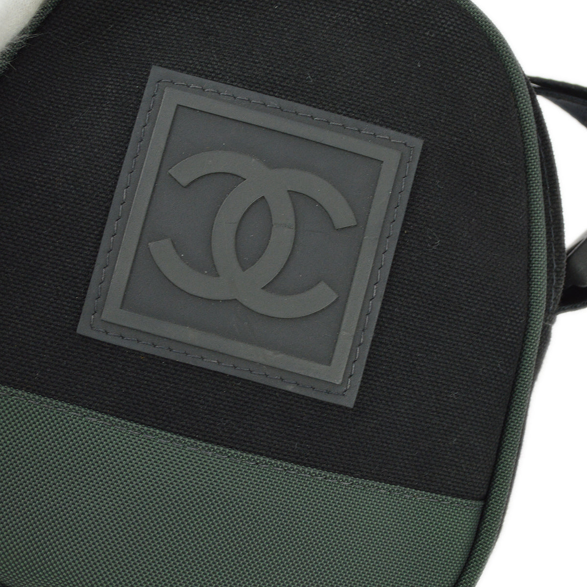 Chanel Black Green Shoulder Bag