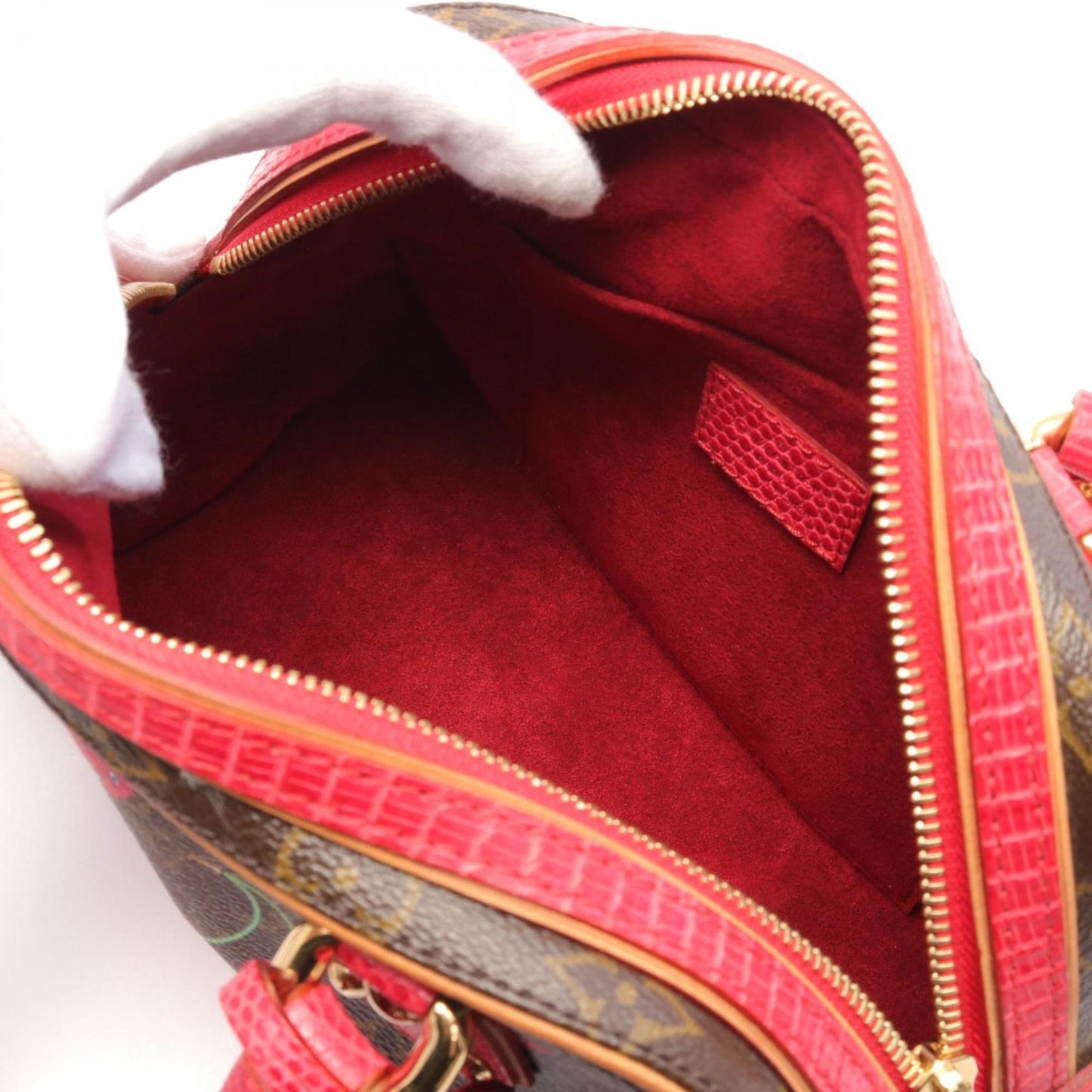 Louis Vuitton Color Pvc Coated Canvas Leather Handbag