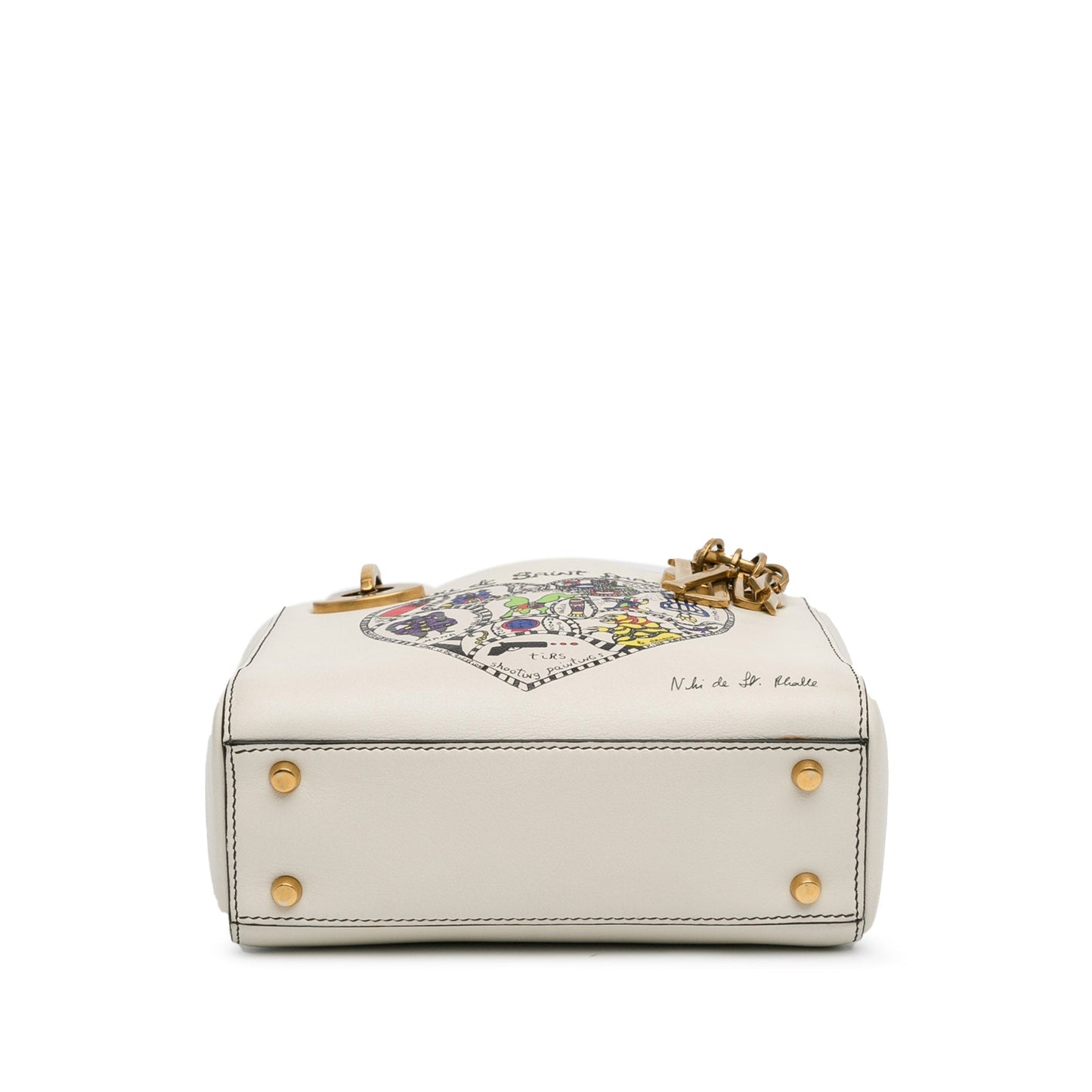 Dior Lady Dior Niki Chain Leather Shoulder Bag