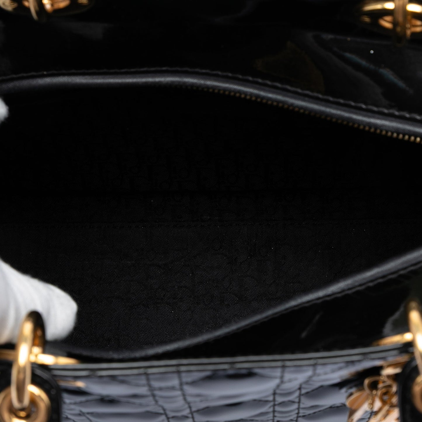 Dior Lady Dior Cannage Black Handbag Style 7