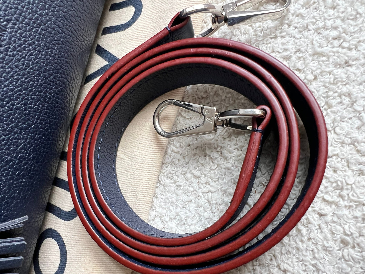 Louis Vuitton Lockmeto Bag in Marine Rouge