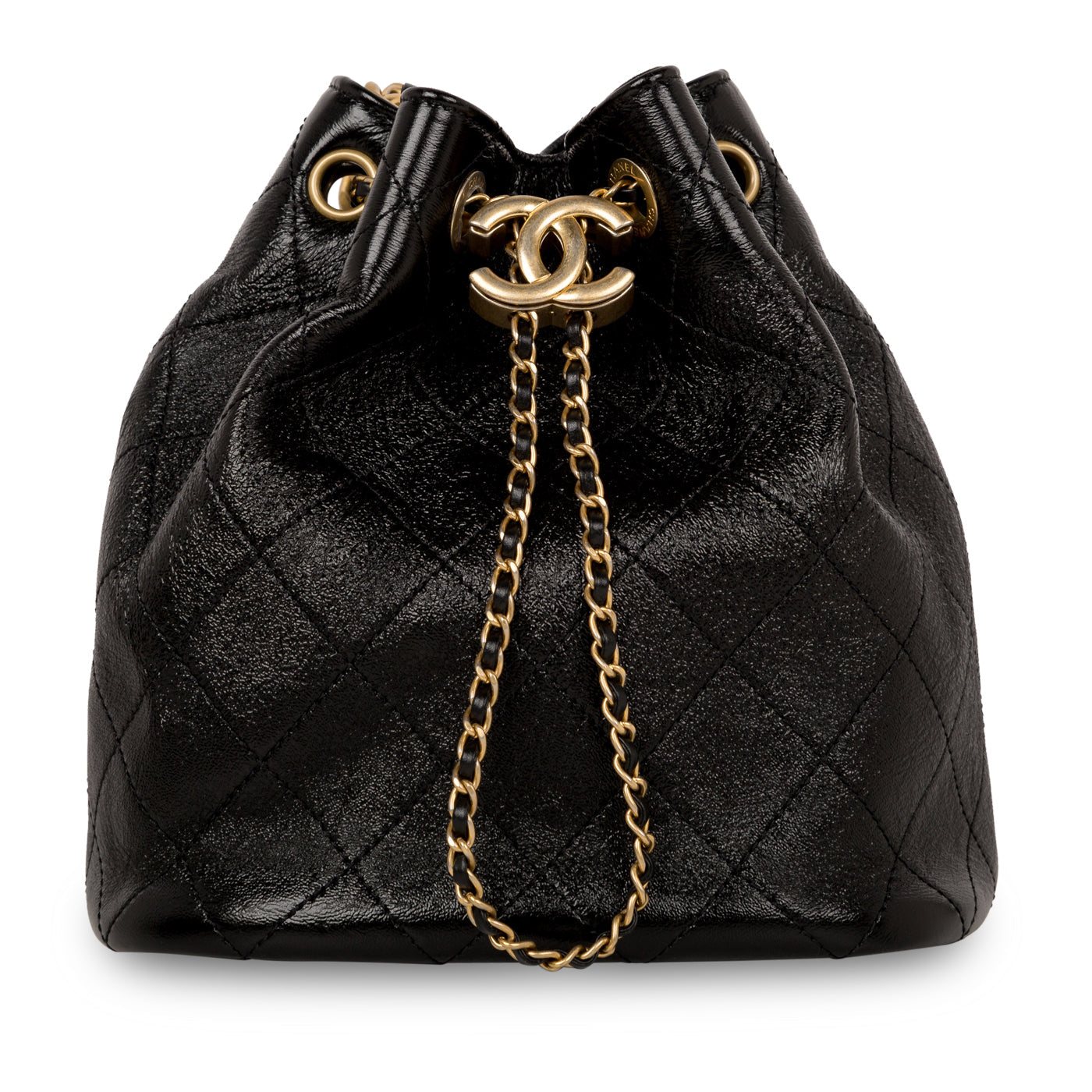 Chanel Glazed Lambskin Bucket Bag