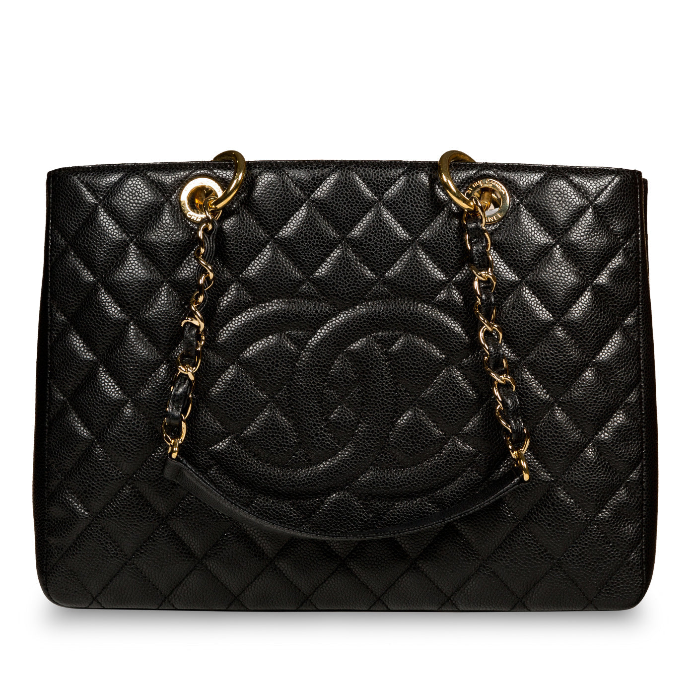 Chanel Timeless Caviar Black Tote Bag Style 4