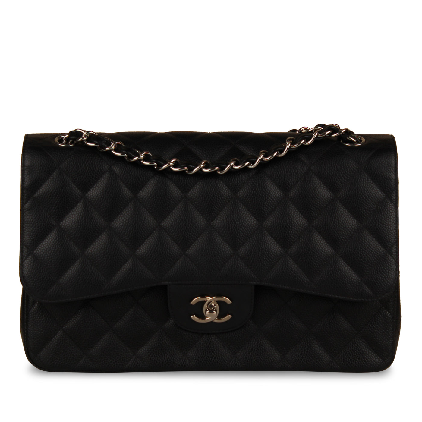 Chanel Classic Flap Bag - Jumbo - Shw