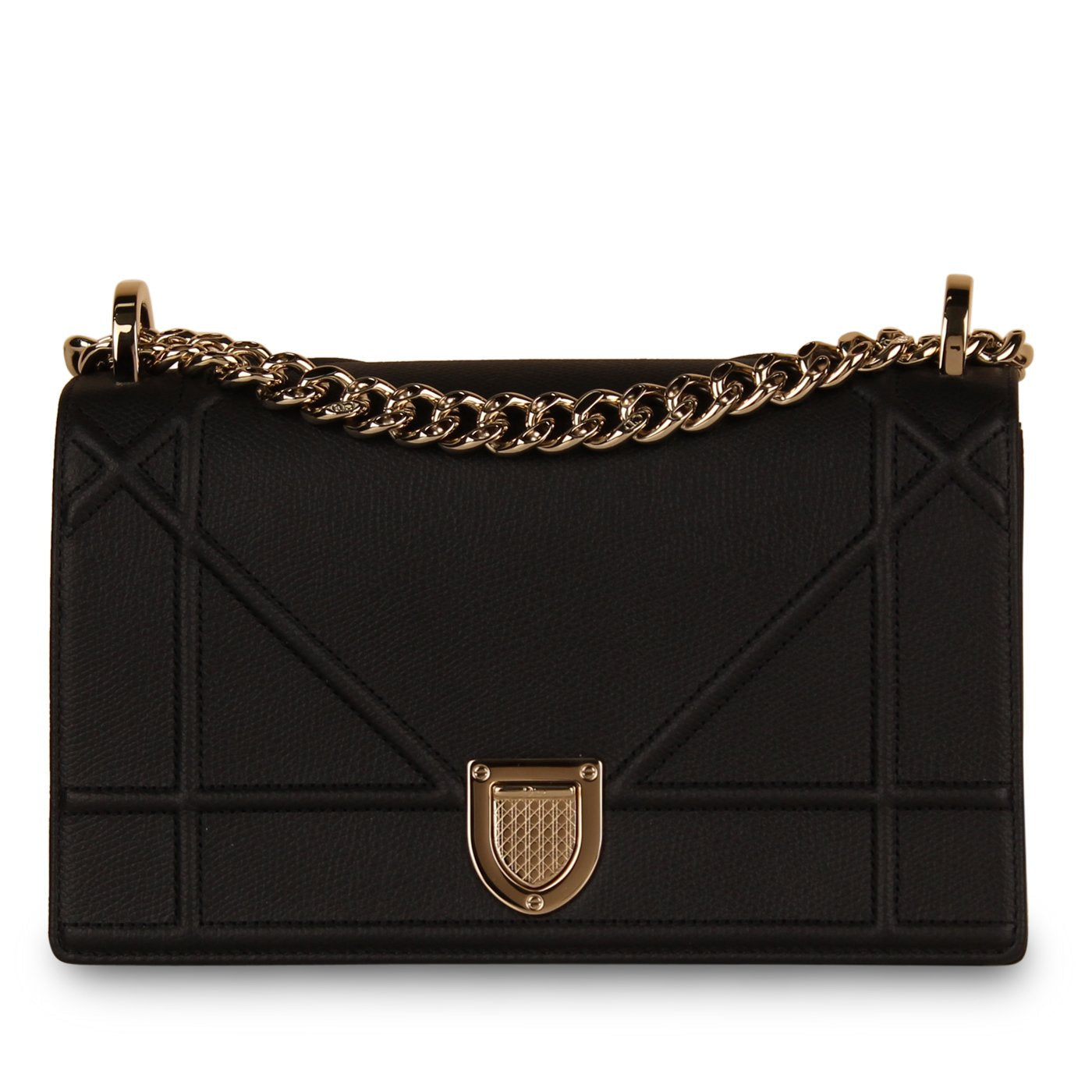 Dior Chain Leather Tote Bag