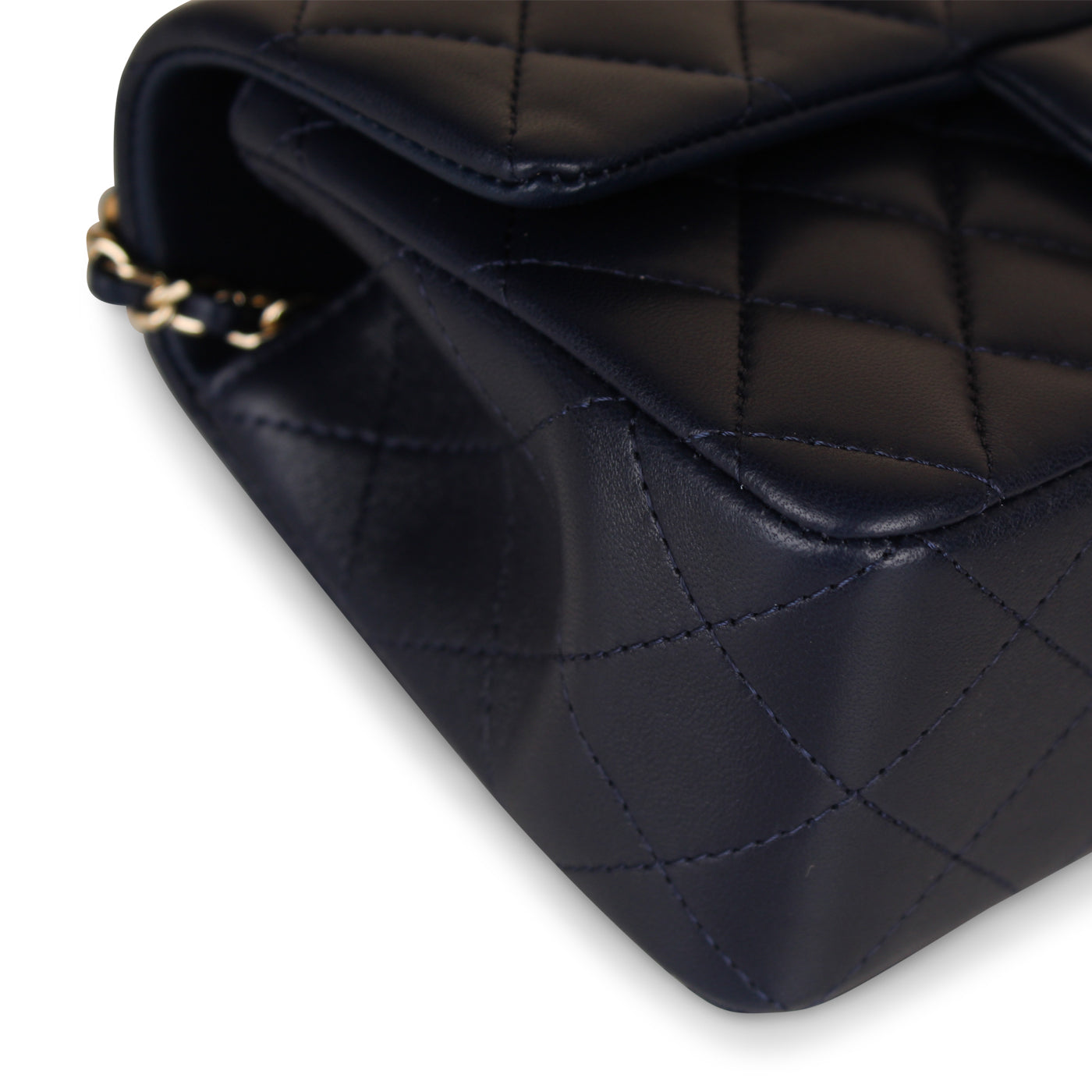 Chanel Classic Flap Lambskin Black Shoulder Bag Style 223