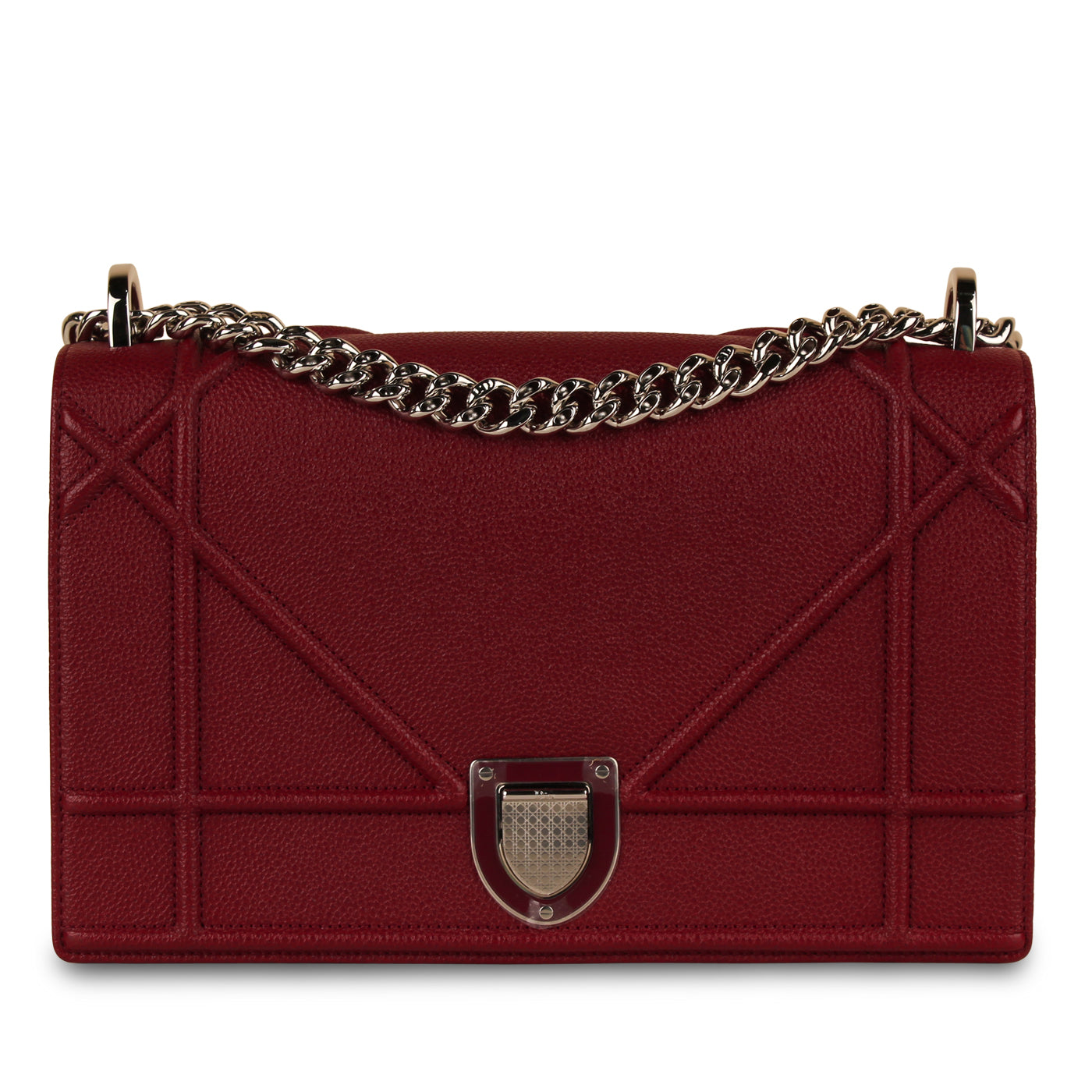 Dior Chain Leather Tote Bag