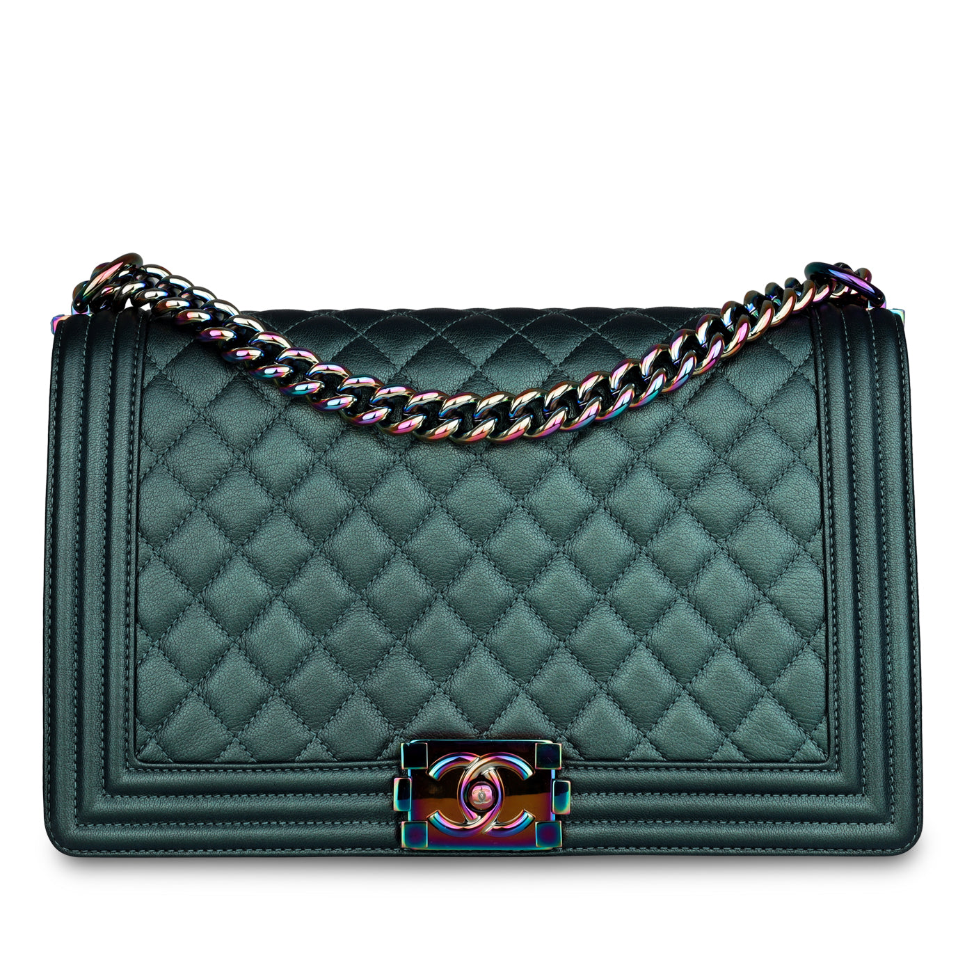 Chanel Boy Bag Caviar Black Shoulder Bag Style 5