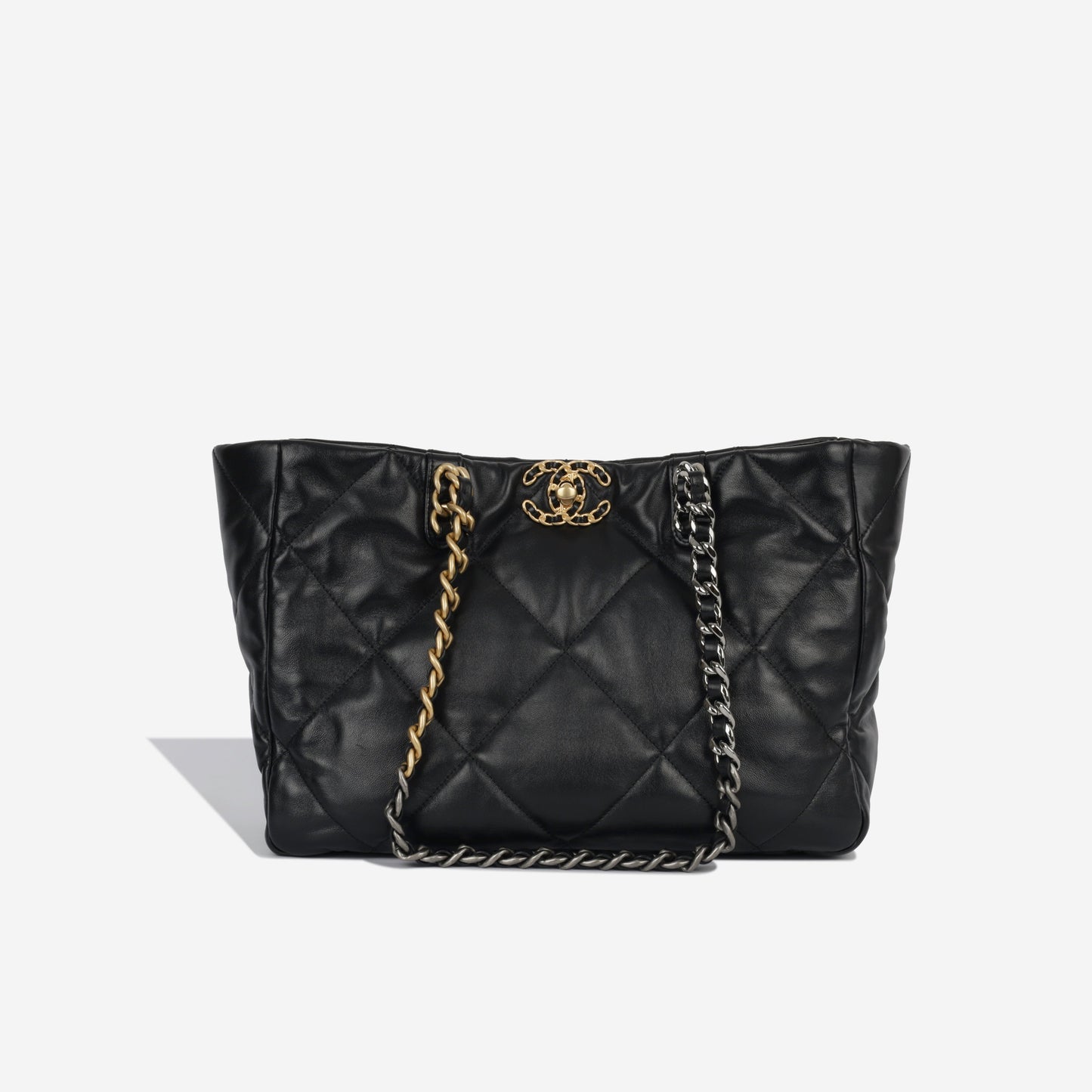 Chanel Chanel 19 Lambskin Black Tote Bag