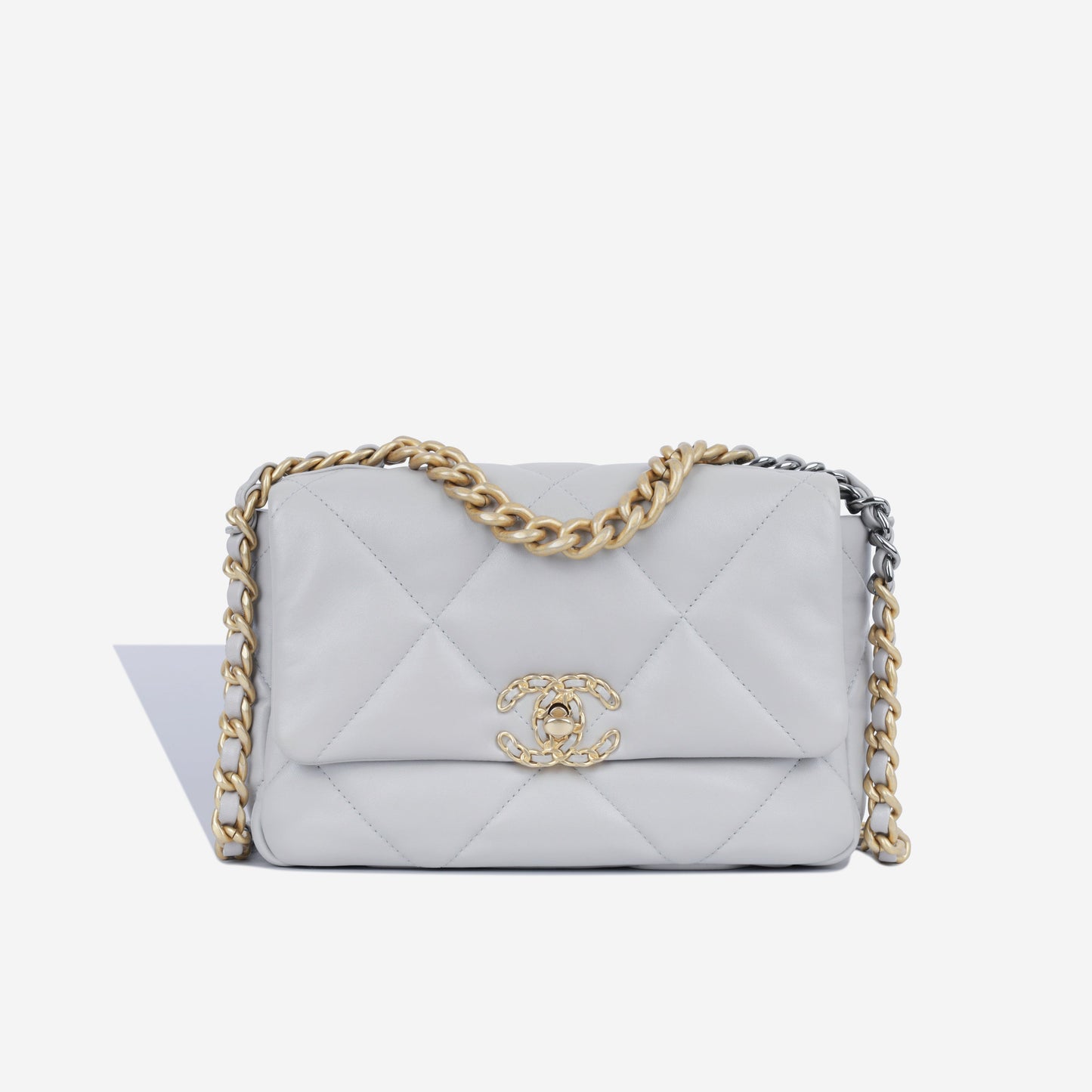 Chanel Chanel 19 Leather Gold Shoulder Bag Style 5