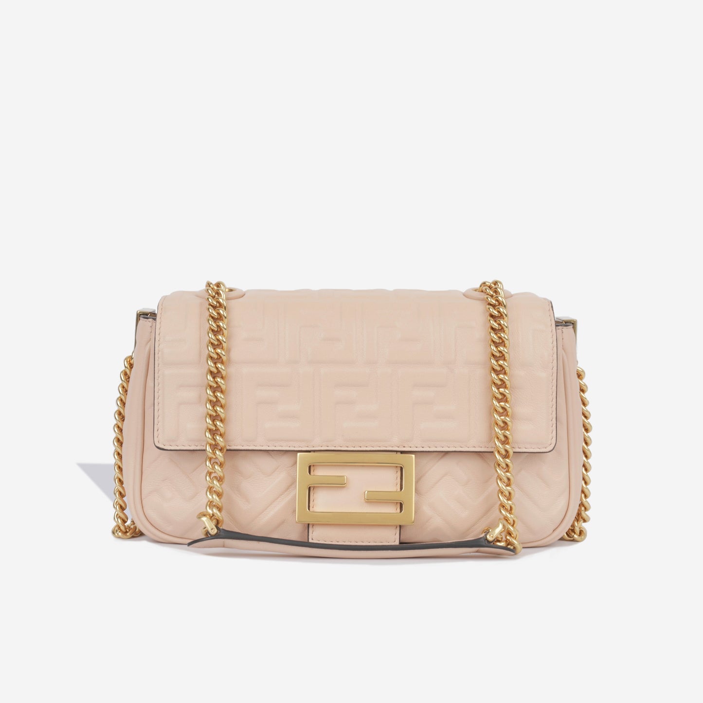 Fendi Baguette Canvas Red Shoulder Bag Style 59