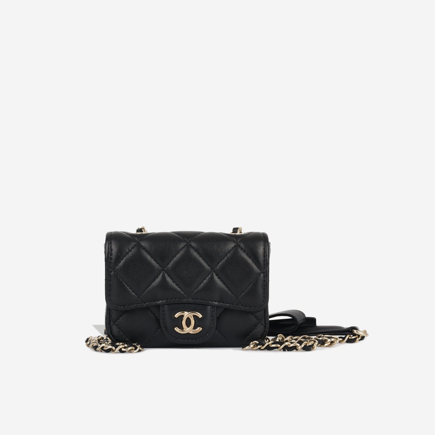 Chanel Luxury Lambskin Black Handbag Style 3