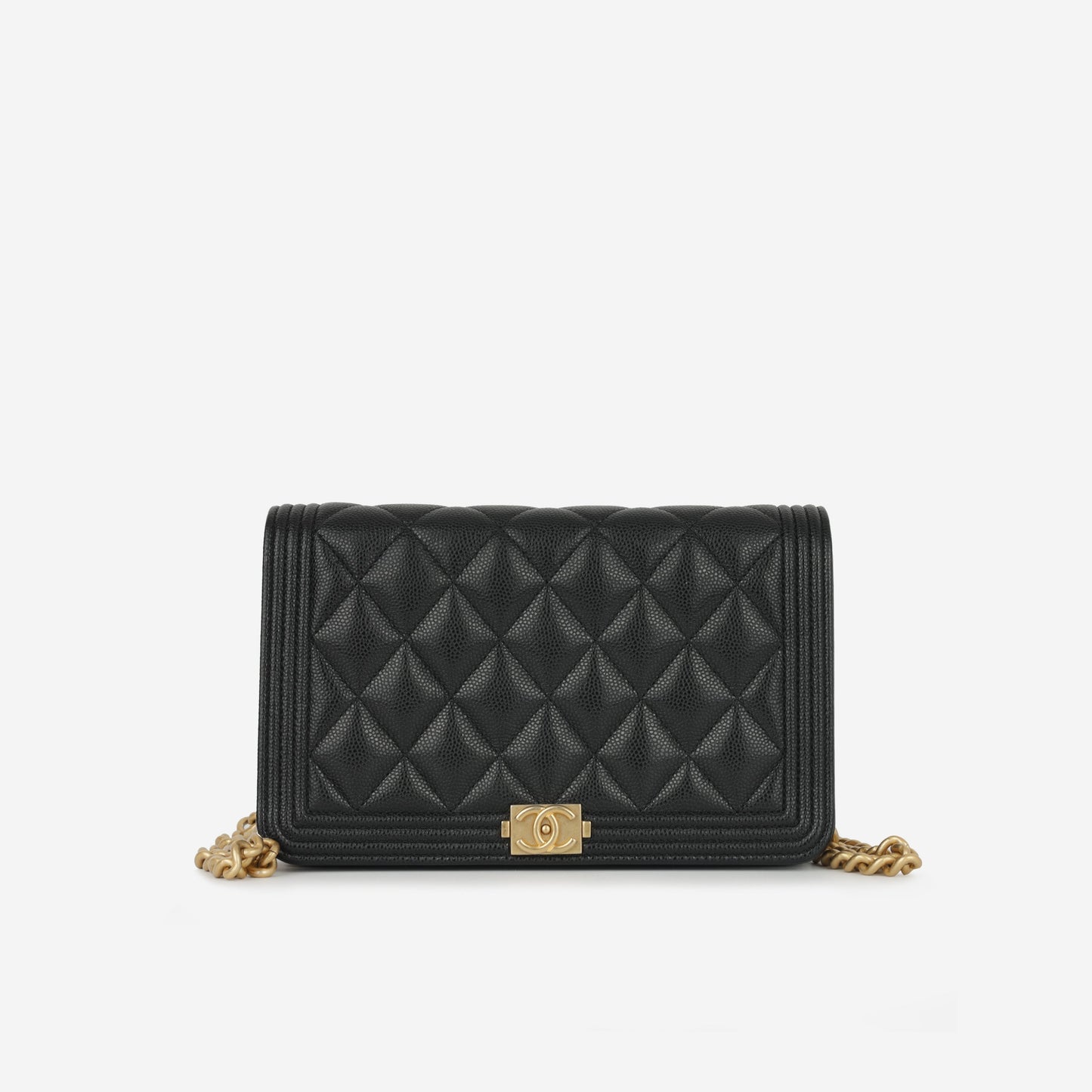 Chanel Boy Bag Lambskin Black Crossbody
