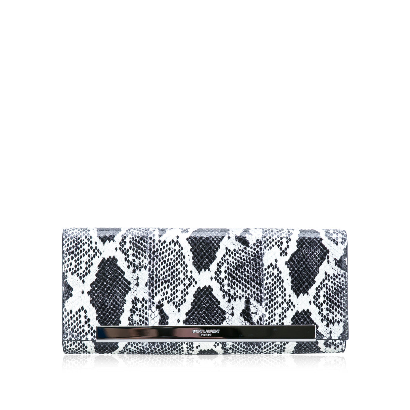 Saint Laurent Luxury Leather Red Clutch Style 6