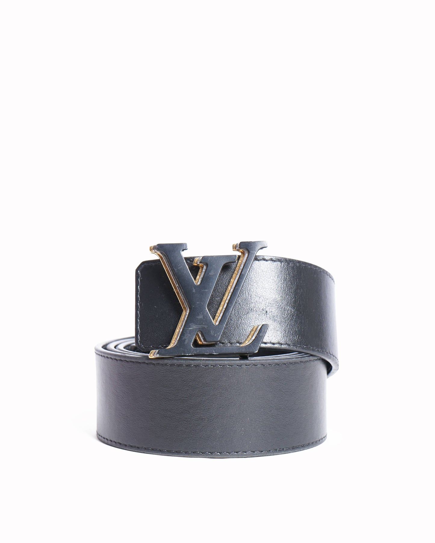 Louis Vuitton Black leather belt
