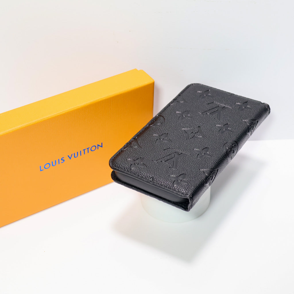 Black LV Wallet Phone Case 1216 Pro Max Plus