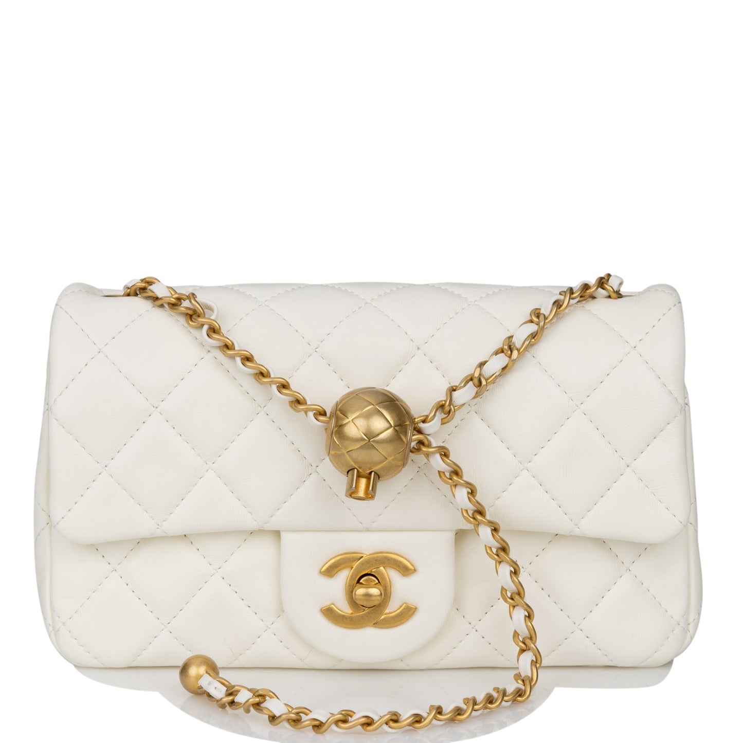 Chanel Lambskin Gold Shoulder Bag Style 15