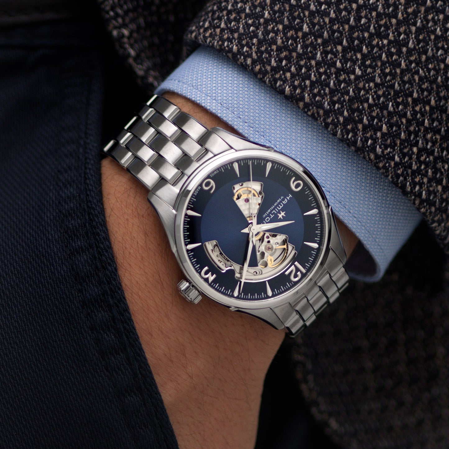 Jazzmaster Automatic Open Heart 42mm