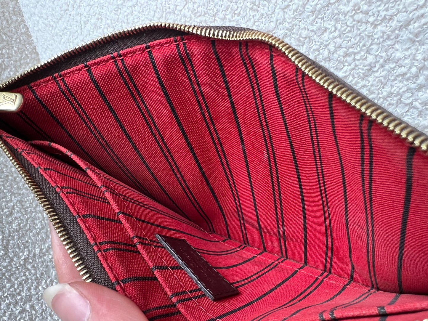 Louis Vuitton Pouch (from Neverfull) in Damier Ebene