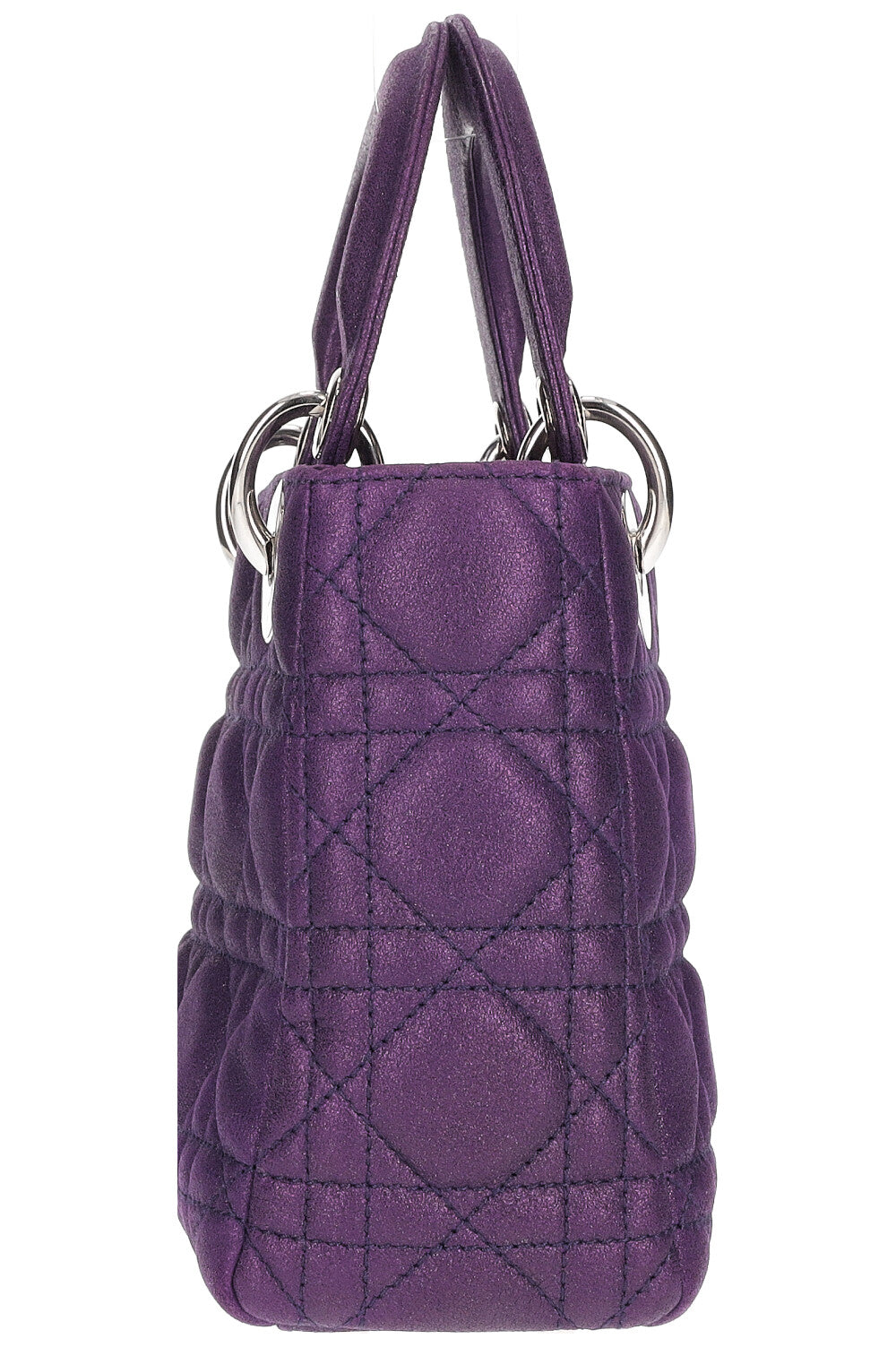 Christian Dior Lady Dior Small Bag Purple