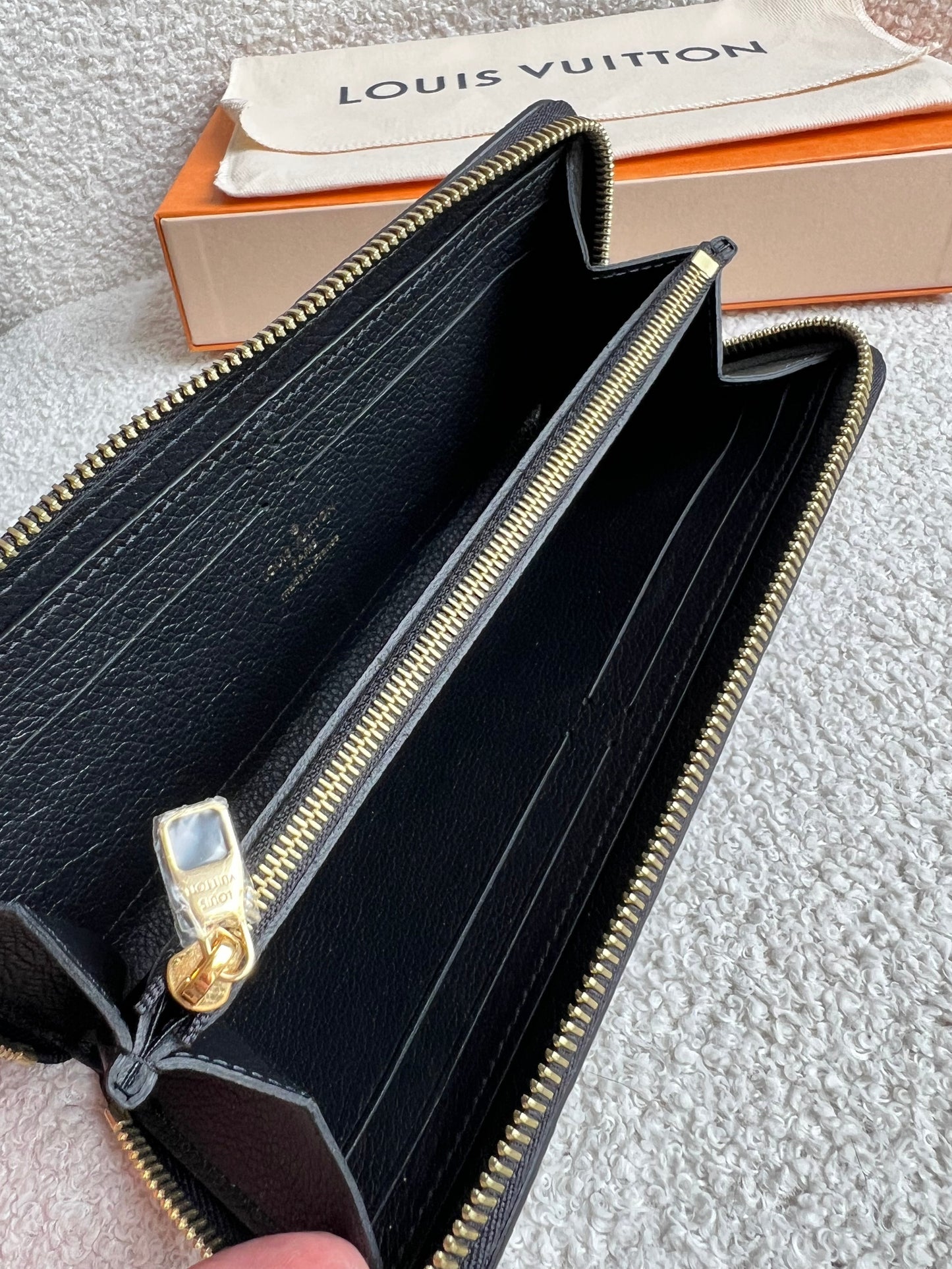 Louis Vuitton Clemence Wallet in Black Empreinte (RRP £545)