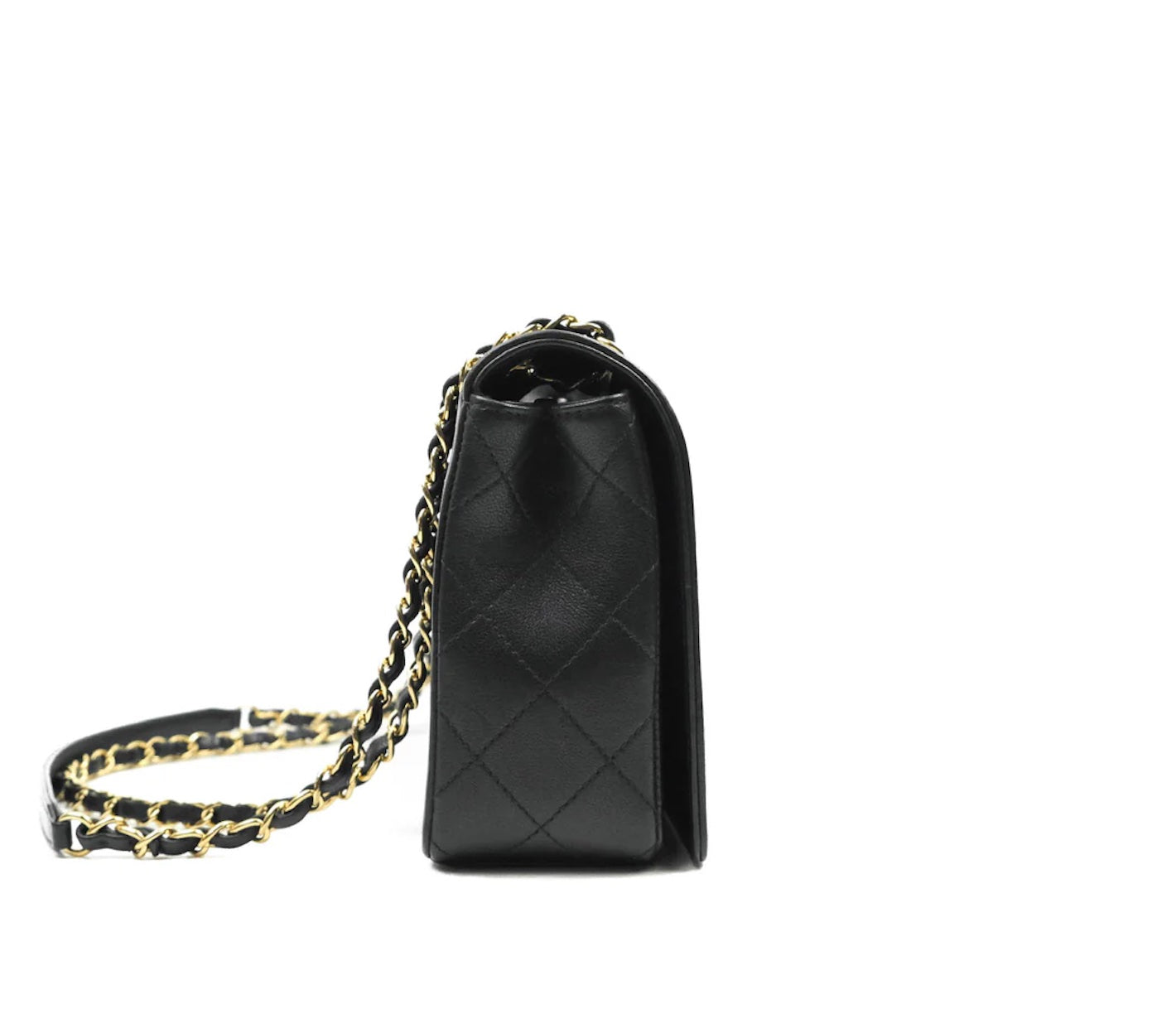 Chanel Flap Calfskin Leather Shoulder Bag
