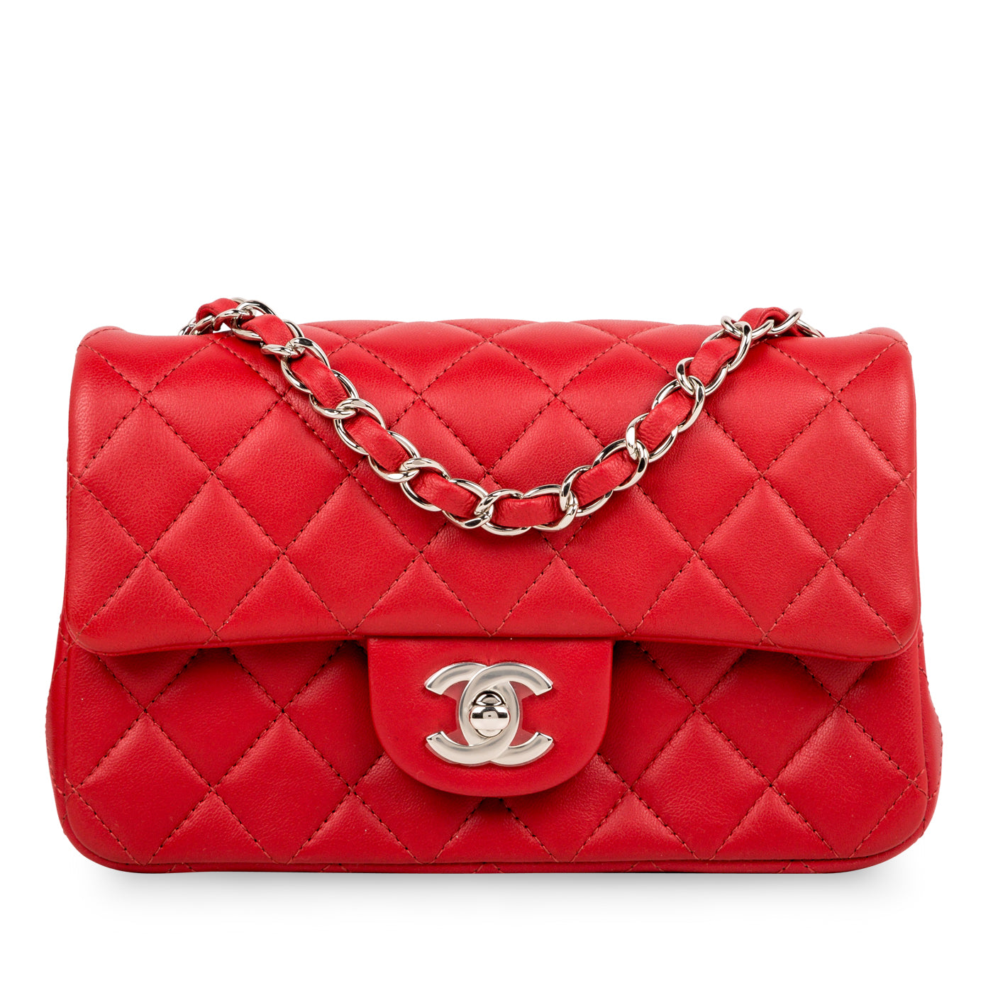Chanel Classic Flap Lambskin Black Shoulder Bag Style 199