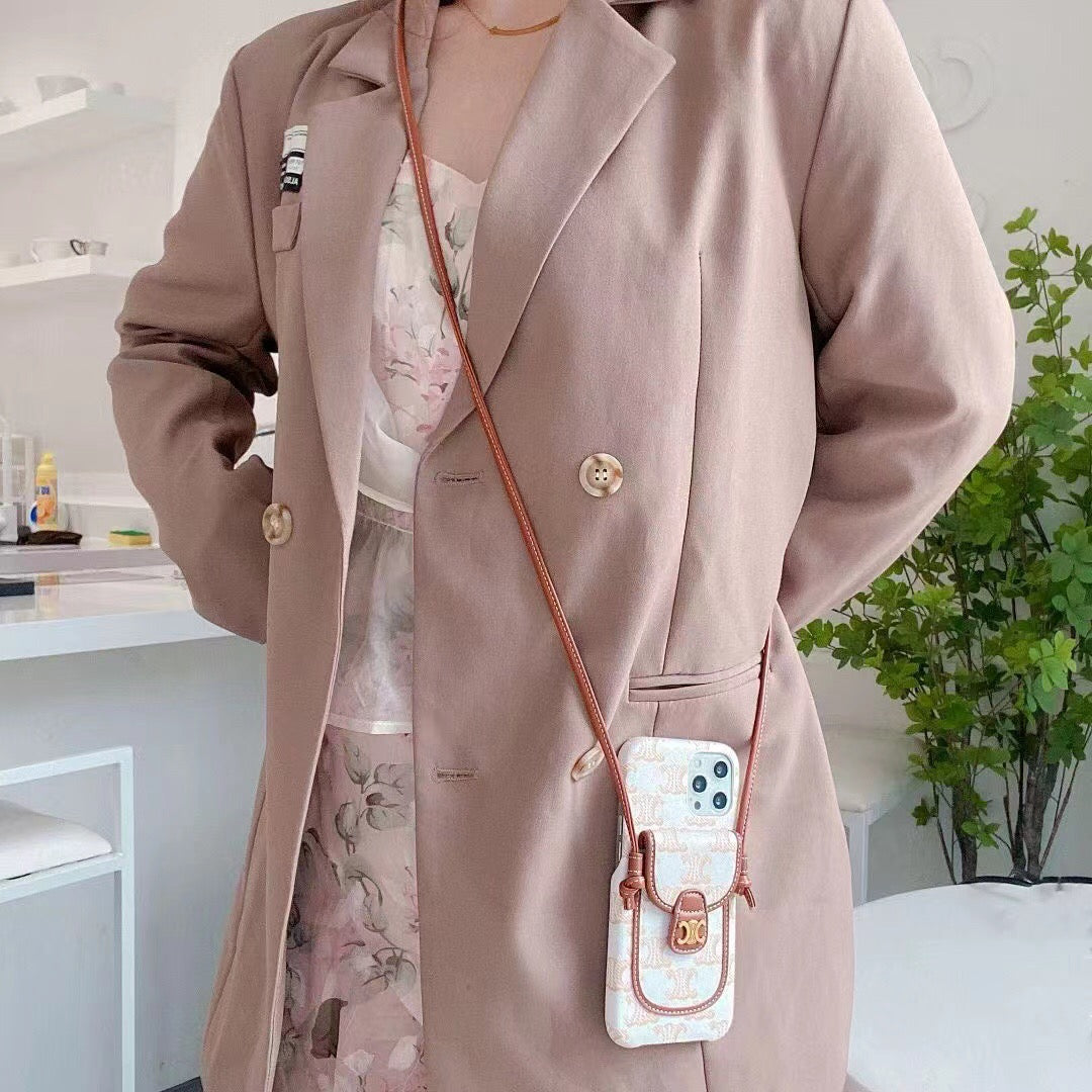 Luxury CrossBody iPhone Case for iPhone 11 12 13 14 Pro Max