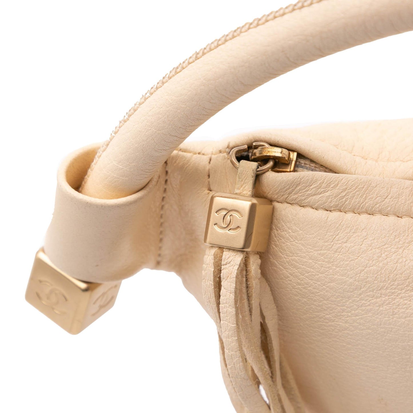 Chanel Cc Calfskin Tassel Hobo