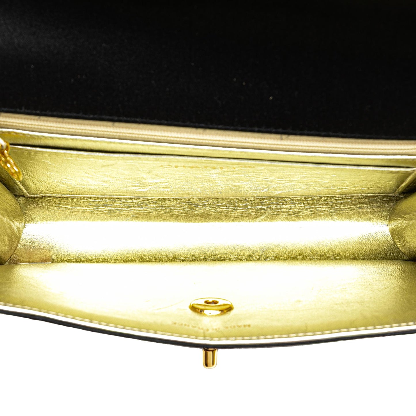 Chanel Gabrielle Satin Black Shoulder Bag