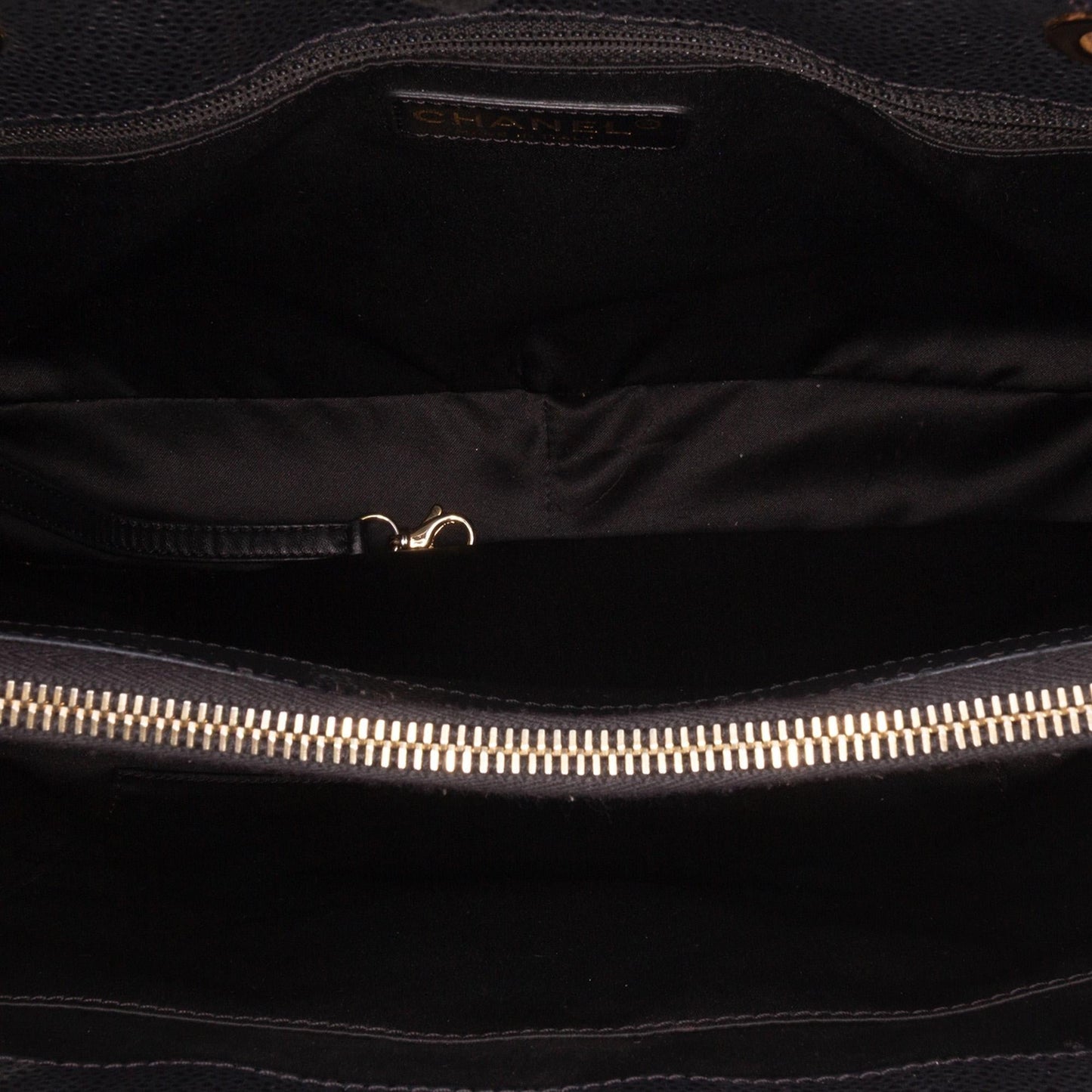 Chanel Gabrielle Caviar Black Tote Bag Style 6