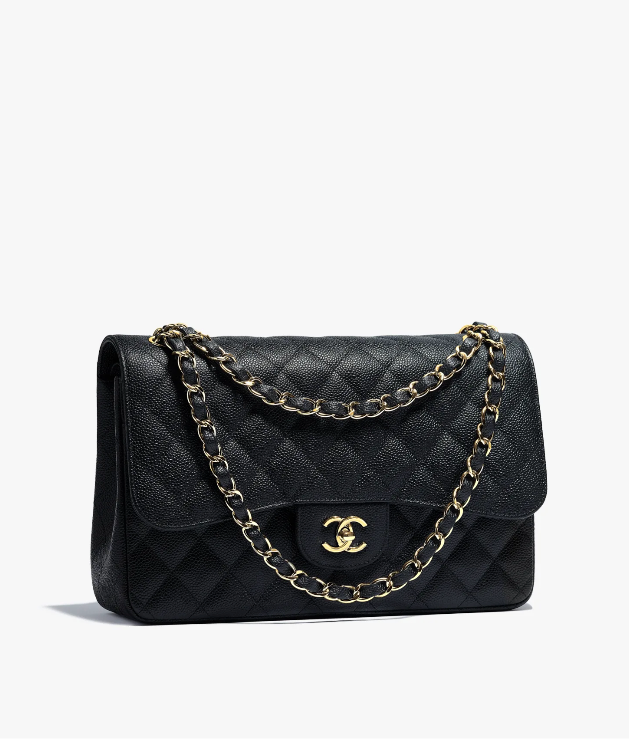 Chanel CAVIAR QUILTED JUMBO DOUBLE FLAP Bag
