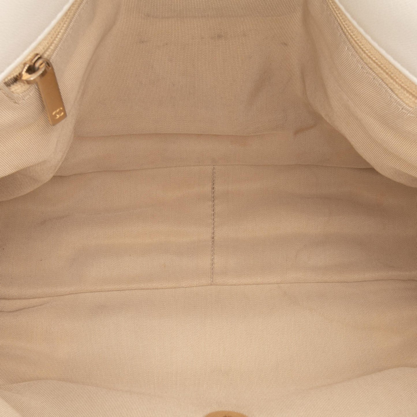 Chanel Gabrielle Lambskin White Shoulder Bag