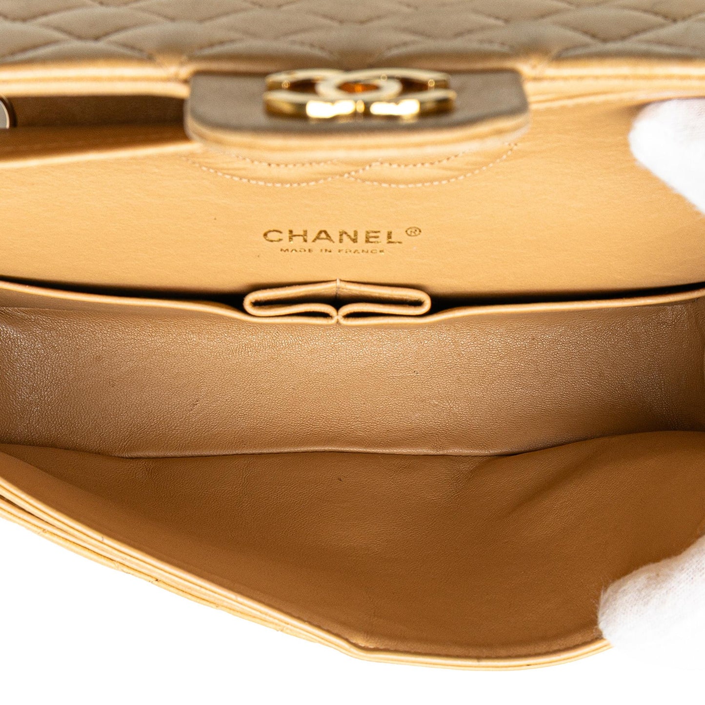 Chanel Gabrielle Lambskin Brown Shoulder Bag Style 12