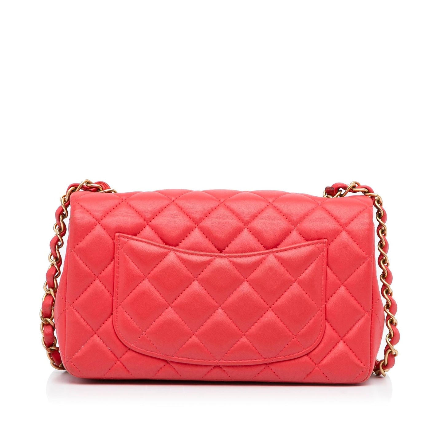Chanel Gabrielle Lambskin Red Shoulder Bag Style 17