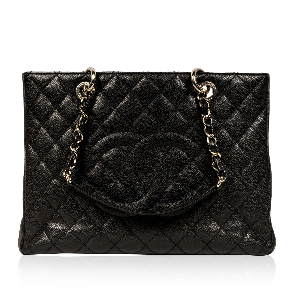 Chanel Timeless Caviar Black Tote Bag Style 37
