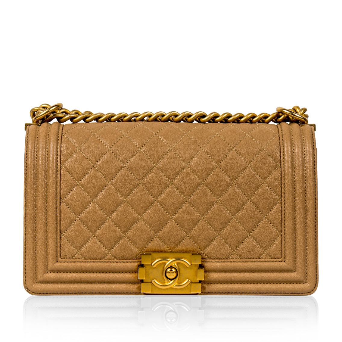 Chanel Boy Bag Caviar Black Shoulder Bag Style 13